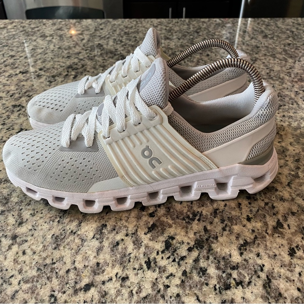 On Running Women's White Running Shoes